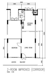 Blk 805 King George's Avenue (Kallang/Whampoa), HDB 2 Rooms #618501611